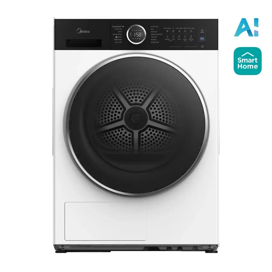 Midea MD205H100BW/W-BK 10 kg Kurutma Makinesi