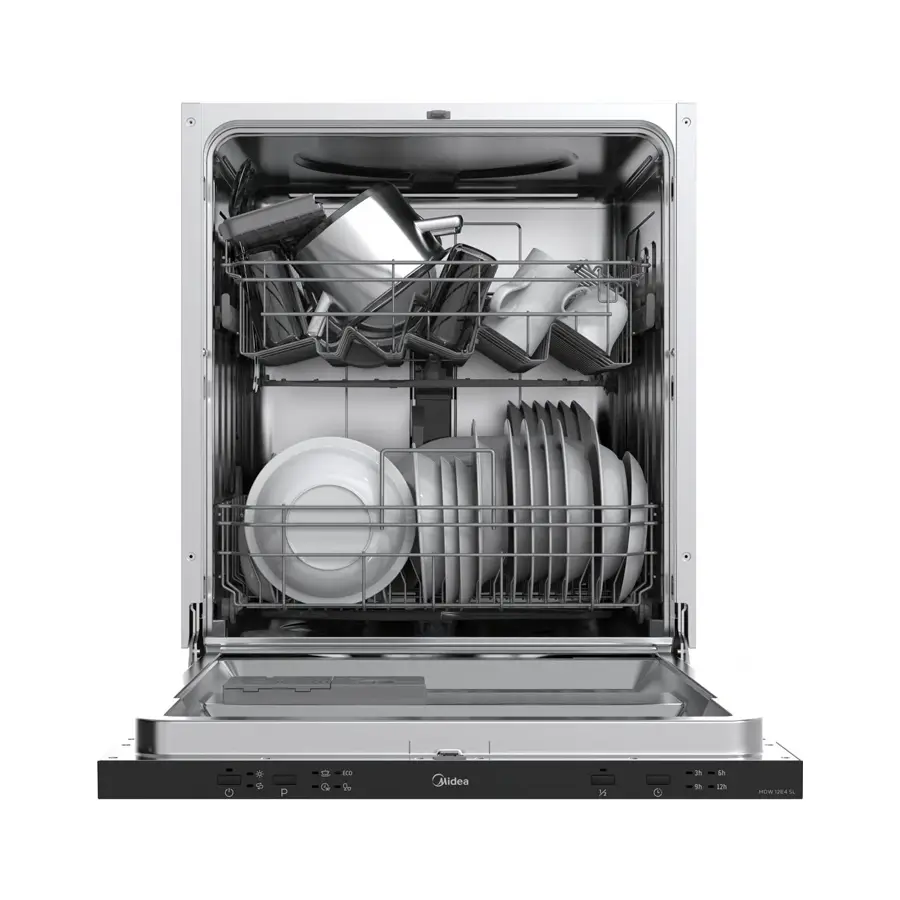 Midea MDW 12E4 SL 12 Kişilik Tam Ankastre Bulaşık Makinesi