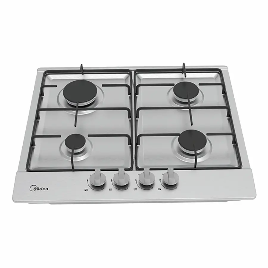 Midea MH 604FX 4 Gözlü Inox Ankastre Gazlı Ocak