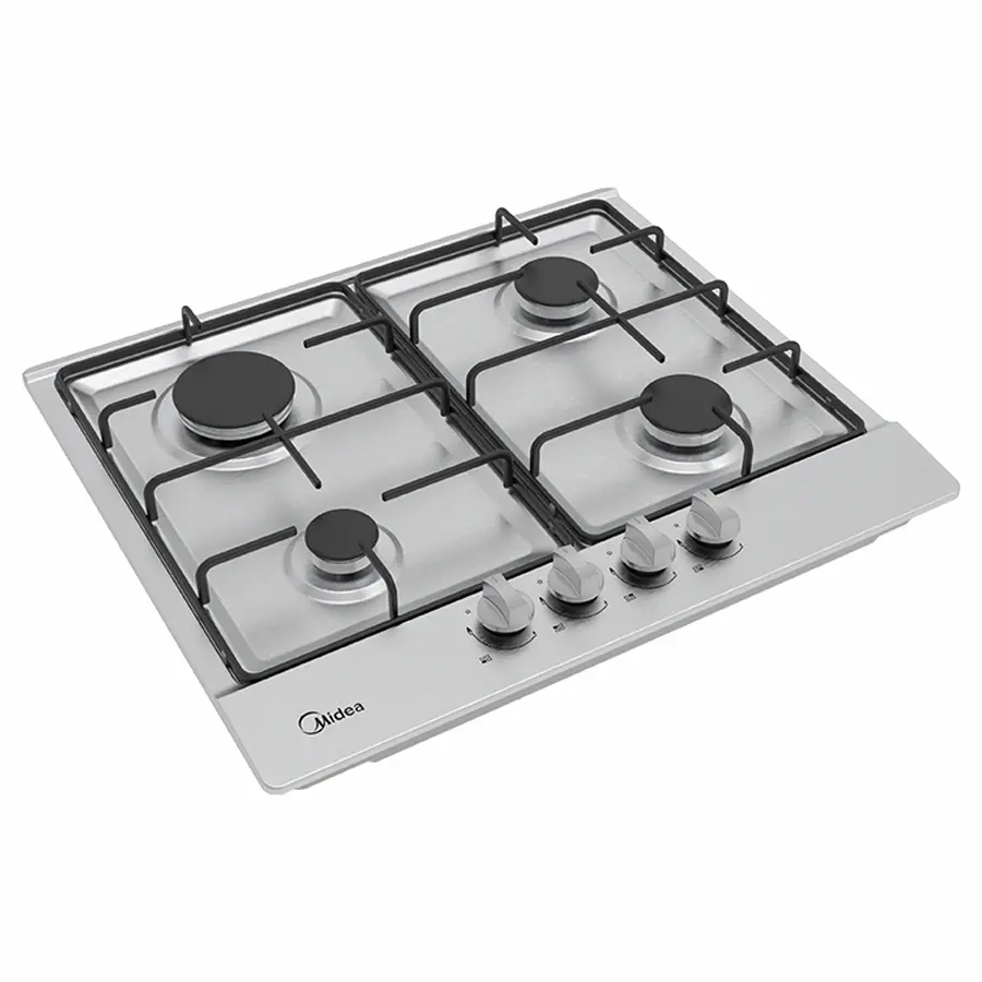 Midea MH 604FX 4 Gözlü Inox Ankastre Gazlı Ocak