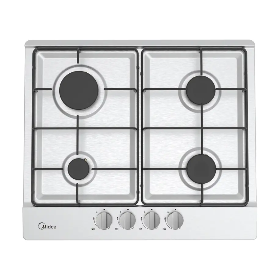 Midea MH 604FX 4 Gözlü Inox Ankastre Gazlı Ocak