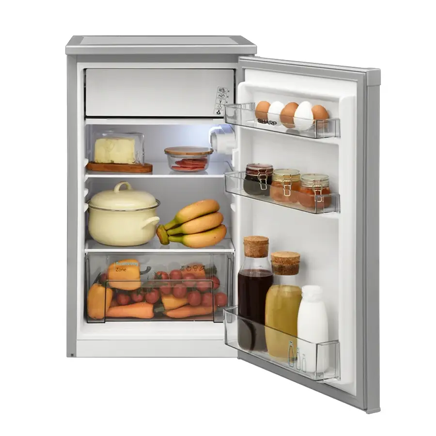Sharp SJ-UE088T0S-EU 89 Litre Mini Buzdolabı Gümüş