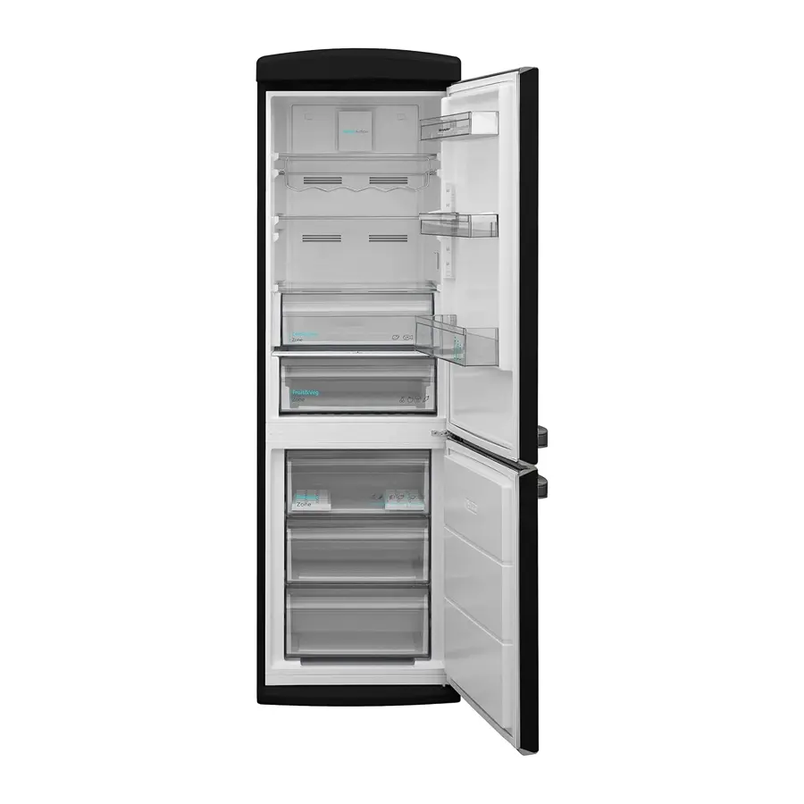 Sharp SJ-RA10RMXBD-EU 330 Litre Alttan Donduruculu No Frost Buzdolabı Siyah