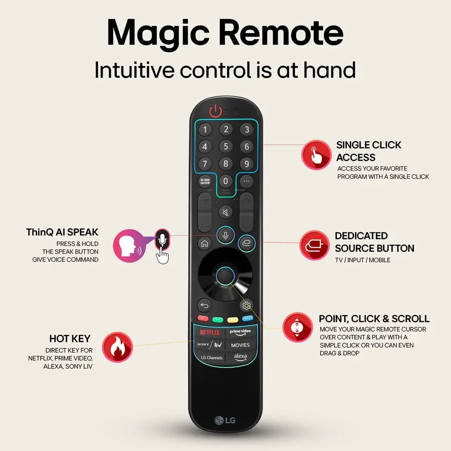 LG 75UT81003LA 75 inç 4K UHD webOS Smart TV