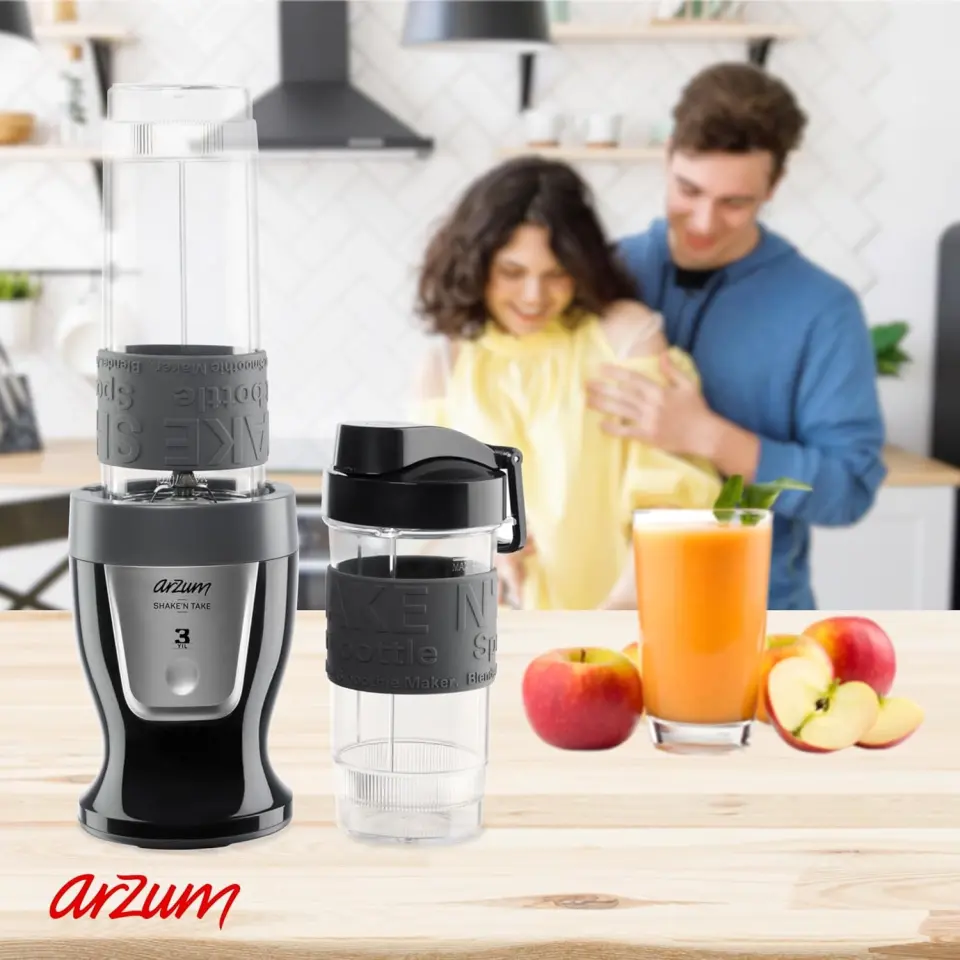 Arzum AR1032 Shake'N Take 300 W Kişisel Blender Siyah