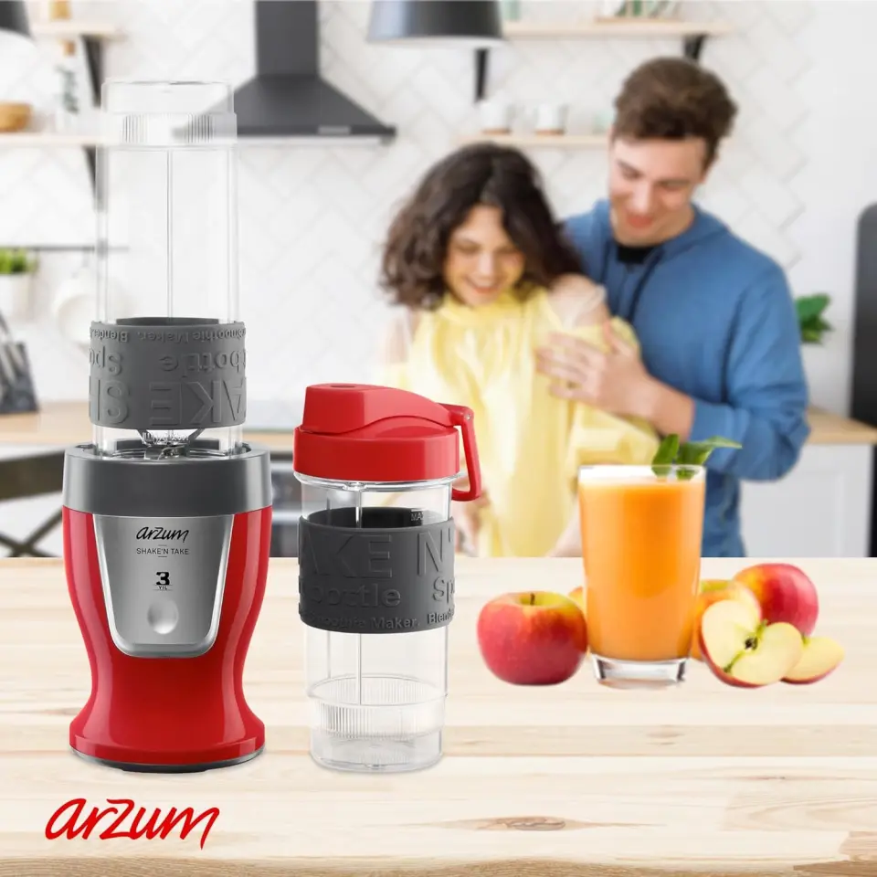 Arzum AR1032 Shake'N Take 300 W Kişisel Blender Kırmızı