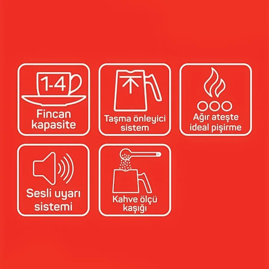Arzum OK004 OKKA Minio Türk Kahvesi Makinesi Bakır