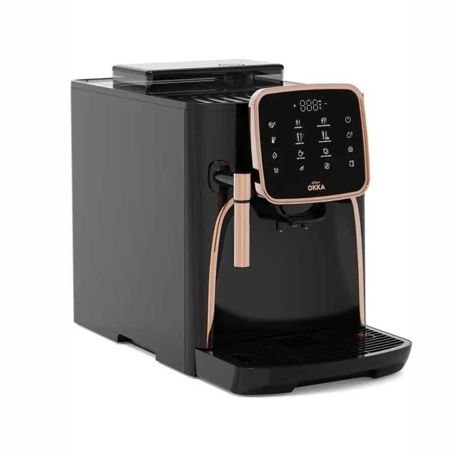 Arzum OK0030 OKKA Espresso Pro Tam Otomatik Espresso Makinesi Siyah Bakır