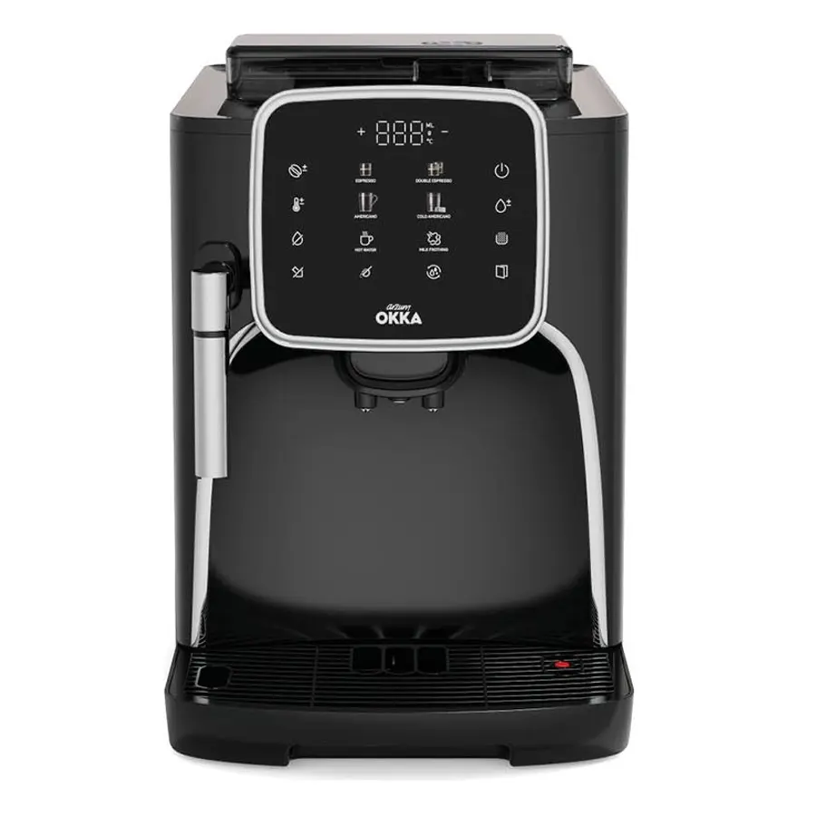 Arzum OK0030 OKKA Espresso Pro Tam Otomatik Espresso Makinesi Siyah Krom