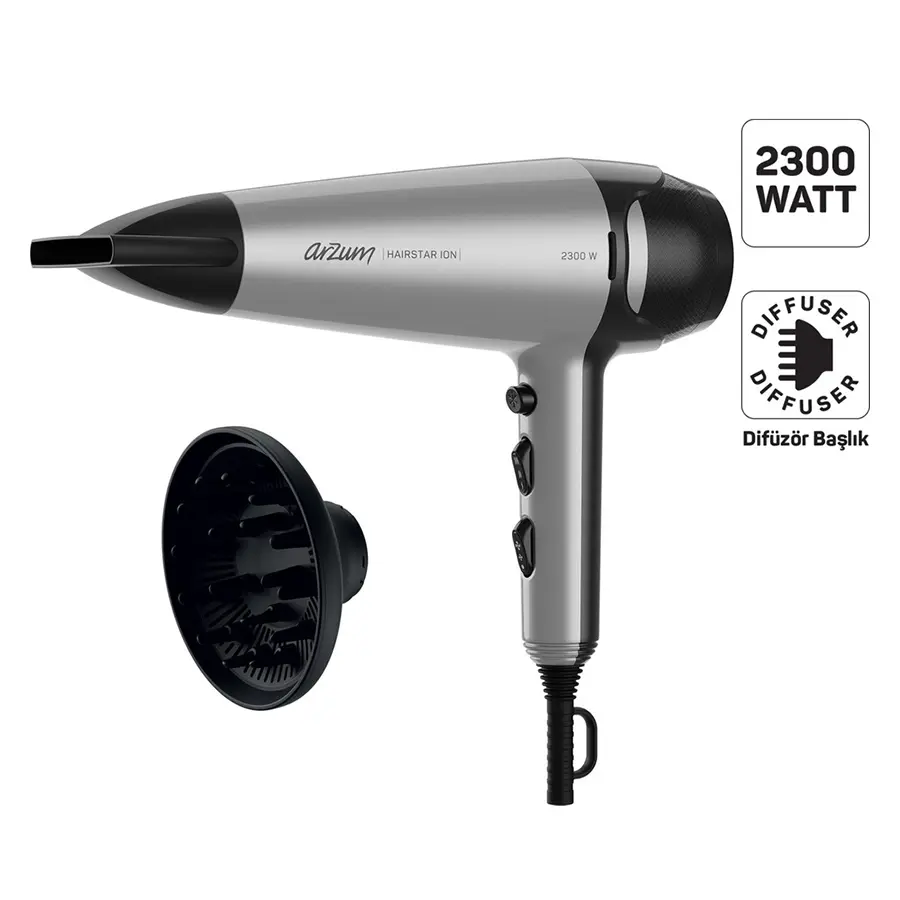Arzum AR5119 Hairstar Ion 2300 W Saç Kurutma Makinesi