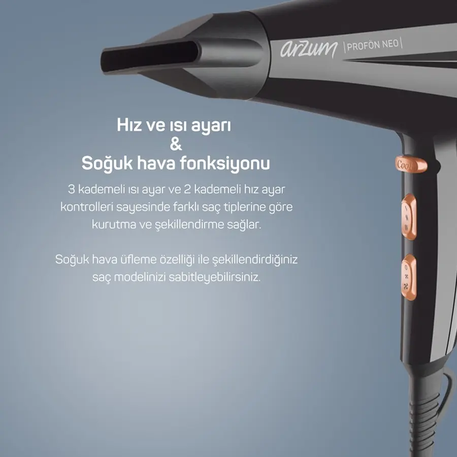 Arzum AR5047 Profön Neo 2300 W Saç Kurutma Makinesi
