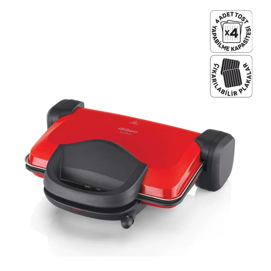 Arzum AR2007 Sultane 1800 W Izgara ve Tost Makinesi