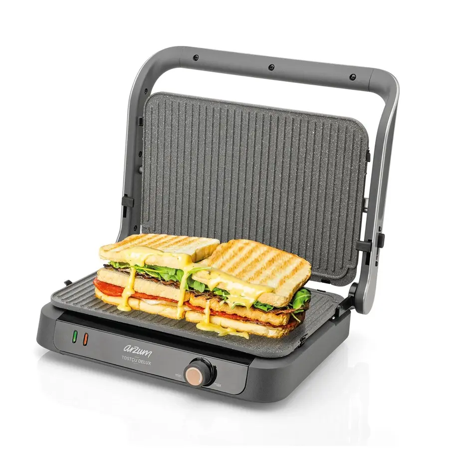 Arzum Tostçu Delux 1800 W Izgara ve Tost Makinesi