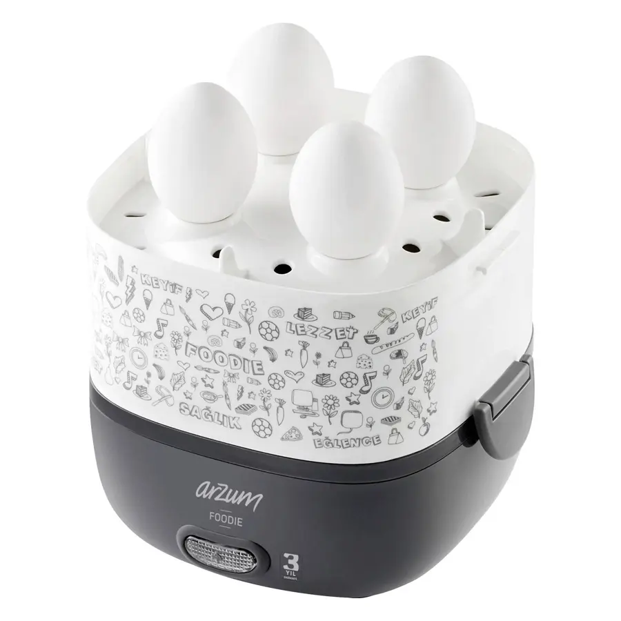 Arzum AR1073 Foodie Elektrikli Modern Sefer Tası Beyaz