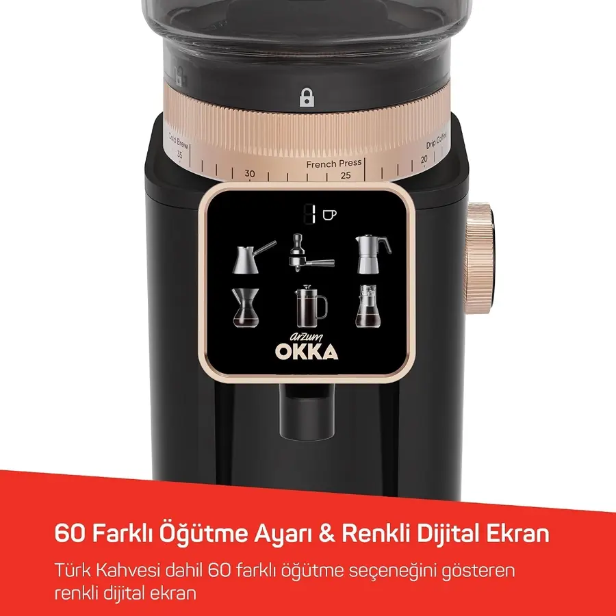 Arzum OKKA Master Grind Kahve Öğütücü