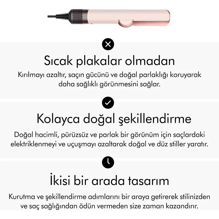 Dyson HT01 Airstrait Ceramic Pink