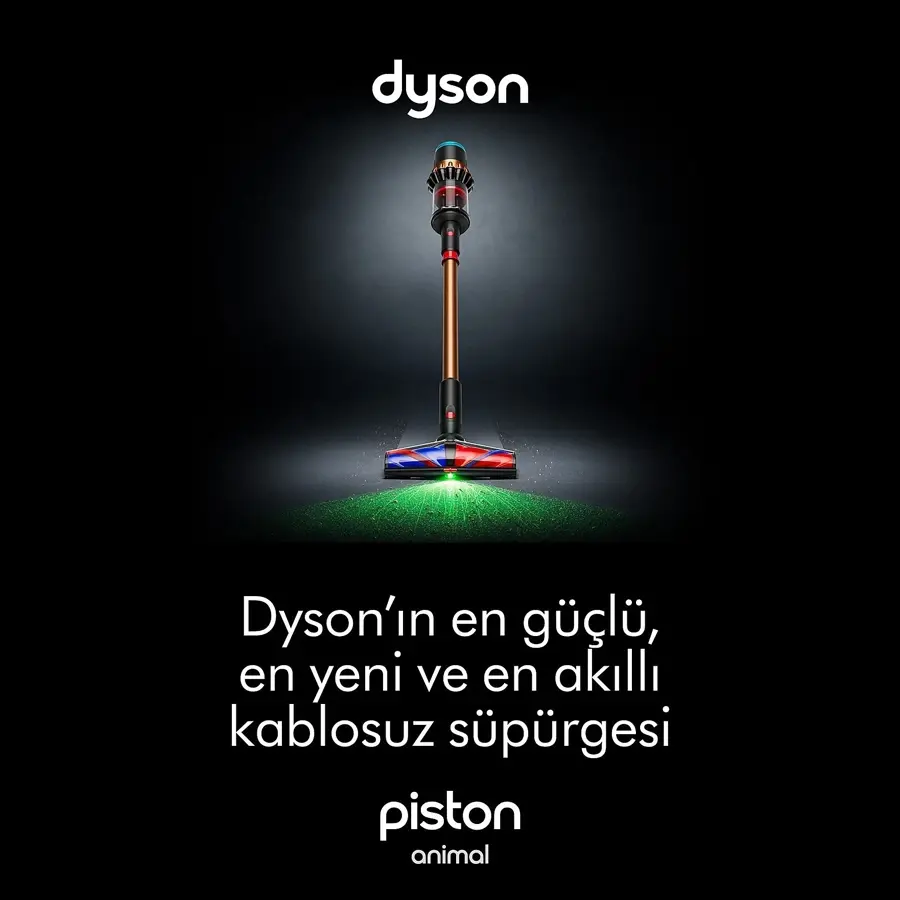 Dyson V16 Piston Animal Kablosuz Süpürge Siyah