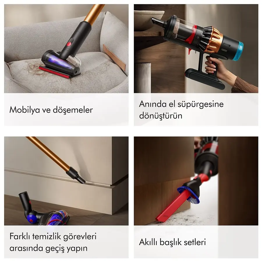 Dyson V16 Piston Animal Kablosuz Süpürge Siyah