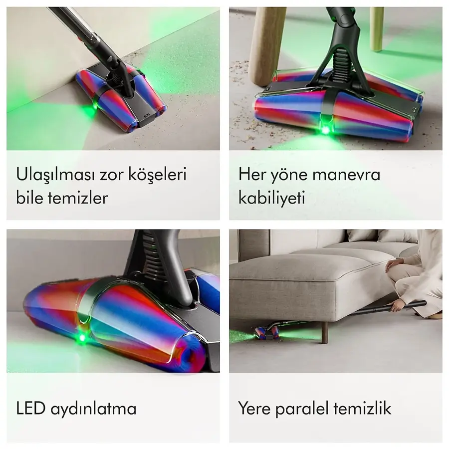 Dyson PencilVac Fluffycones Kablosuz Süpürge