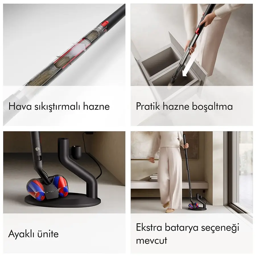 Dyson PencilVac Fluffycones Kablosuz Süpürge