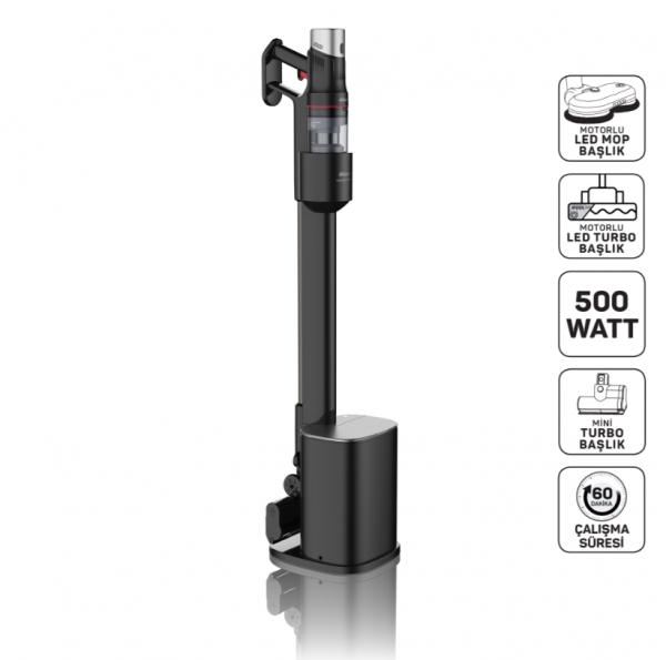 AR4211 Arzum MagiClean FlexBin İstasyonlu Şarjlı Süpürge