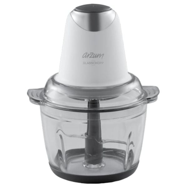AR1164 Arzum Glasschop Cam Hazneli Doğrayıcı - Beyaz