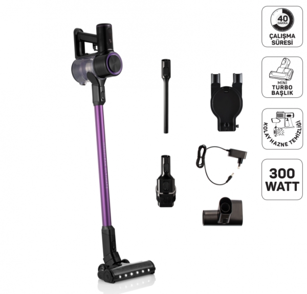 AR4206 Magiclean Ultimate Dikey Şarjlı Süpürge - Mor