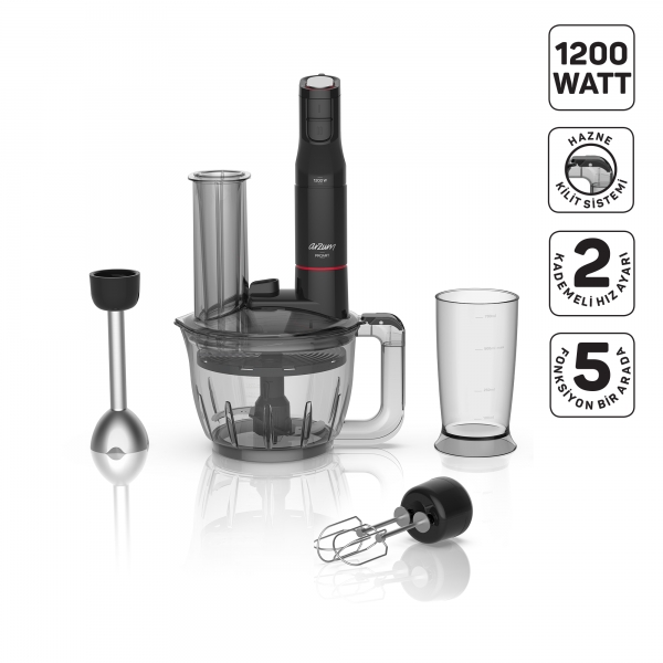 AR1149 Arzum Proart Multi Blender Seti- Siyah