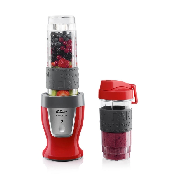 AR1032-K Arzum Shake&#039;N Take Kişisel Blender - Kırmızı