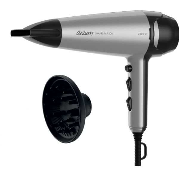 AR5119 Arzum Hairstar Ion Saç Kurutma Makinesi - Gri