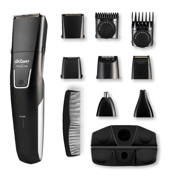 AR5201 Arzum Trace Pro 9 in 1 Erkek Bakım Seti - Siyah