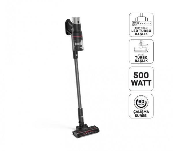 AR4212 Arzum MagiClean Flex Dikey Şarjlı Süpürge - Siyah